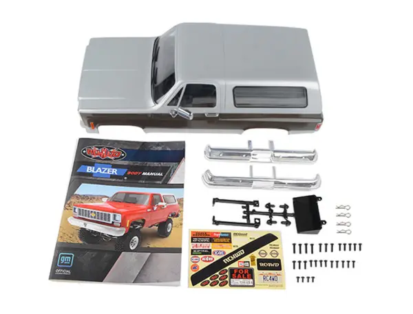 Rc4wd Chevrolet Blazer Hard Body Complete Set (Silver/Grey)