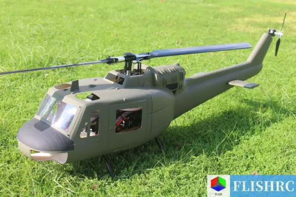 FLISHRC FL500 UH-1 Huey 500-Class GPS Scale RC Helicopter (RTF)