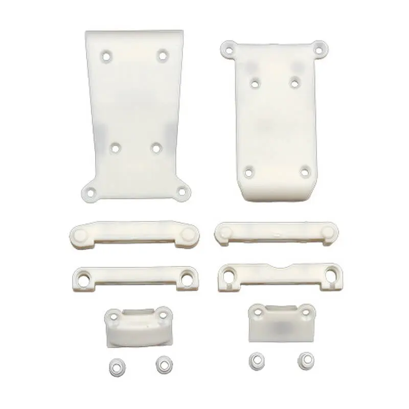Team Associated Reflex 14b Classic Skid Plates/Arm Mounts Natural