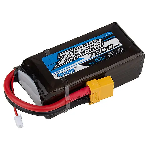 Reedy Zappers Dr 7200mah 130v 7.6v Hv Shorty Soft Xt90 Lipo Battery