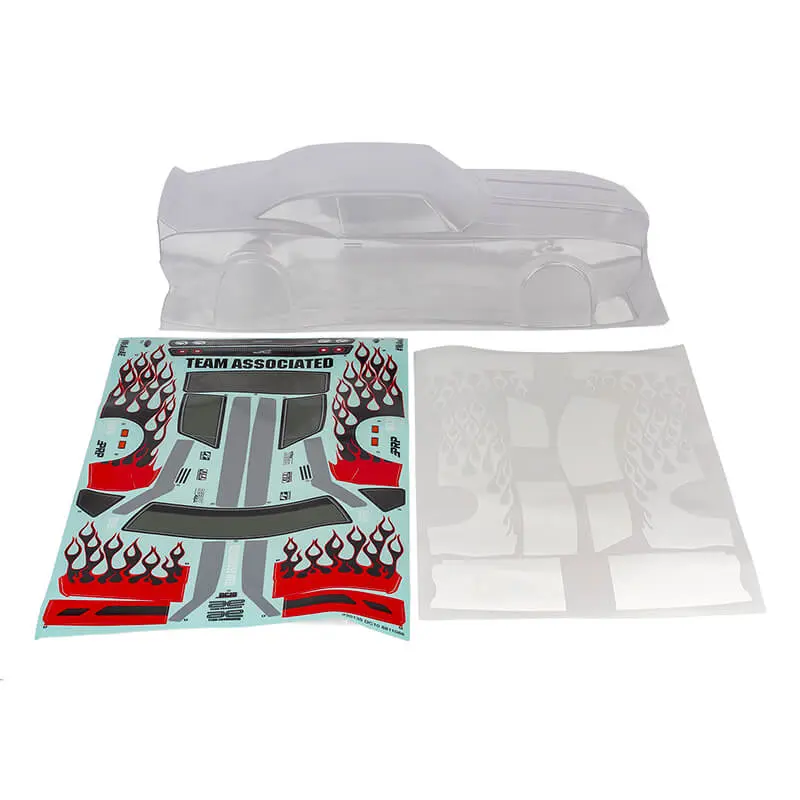 Team Associated Dc10 Classic Body Set, Clear
