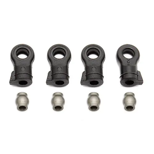 Associated Pro Sc 4x4 16mm Shock Rod End & Susp. Ball (4)