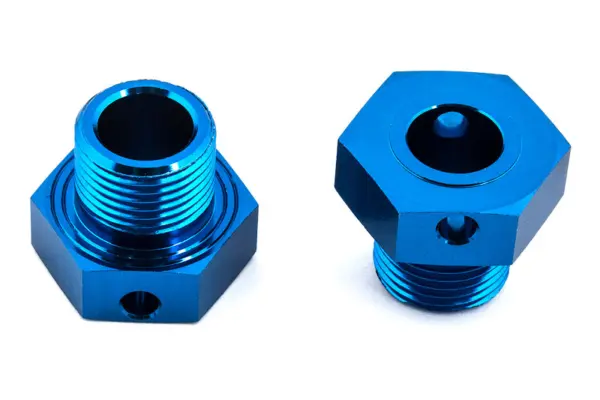 Team Associated rc8b3/rc8b3.1/rc8b3.2 Wheel Hexes +2mm Wide (2)