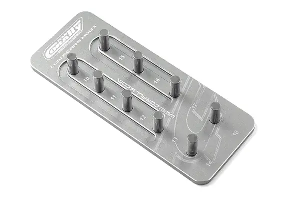Corally Pinion Caddy M1.0 9 Pinions 5mm Mod1 – view 2