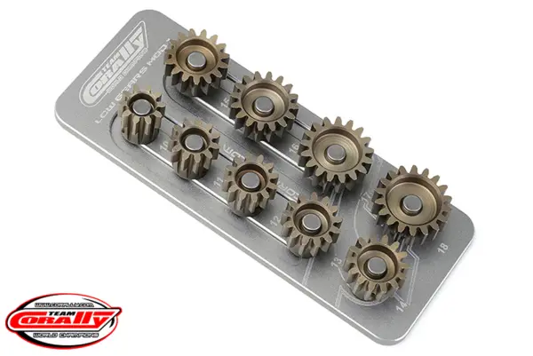Corally Pinion Caddy M1.0 9 Pinions 5mm Mod1 – view 3