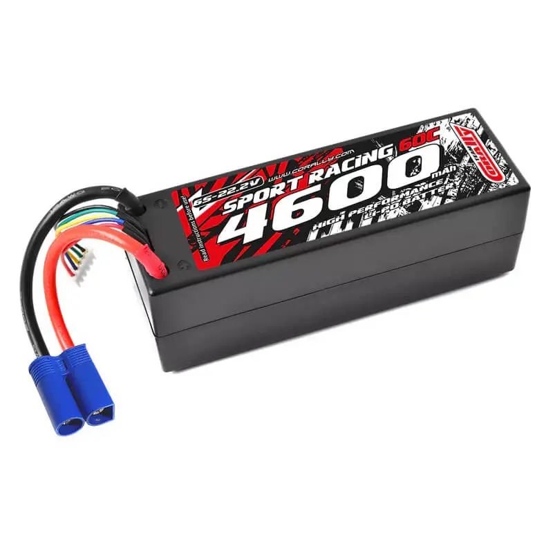 Corally Power Racing 60c Lipo Battery 4600mah 22.2V Ec5 6s
