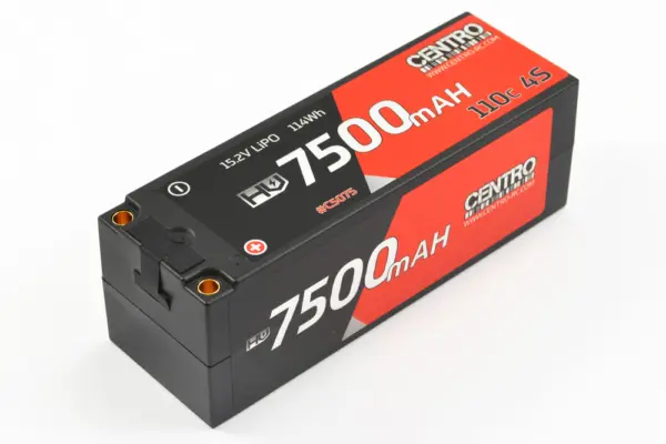 Centro Hv 4s 7500mah 15.2 110c Hardcase Lipo Battery 5.0mm