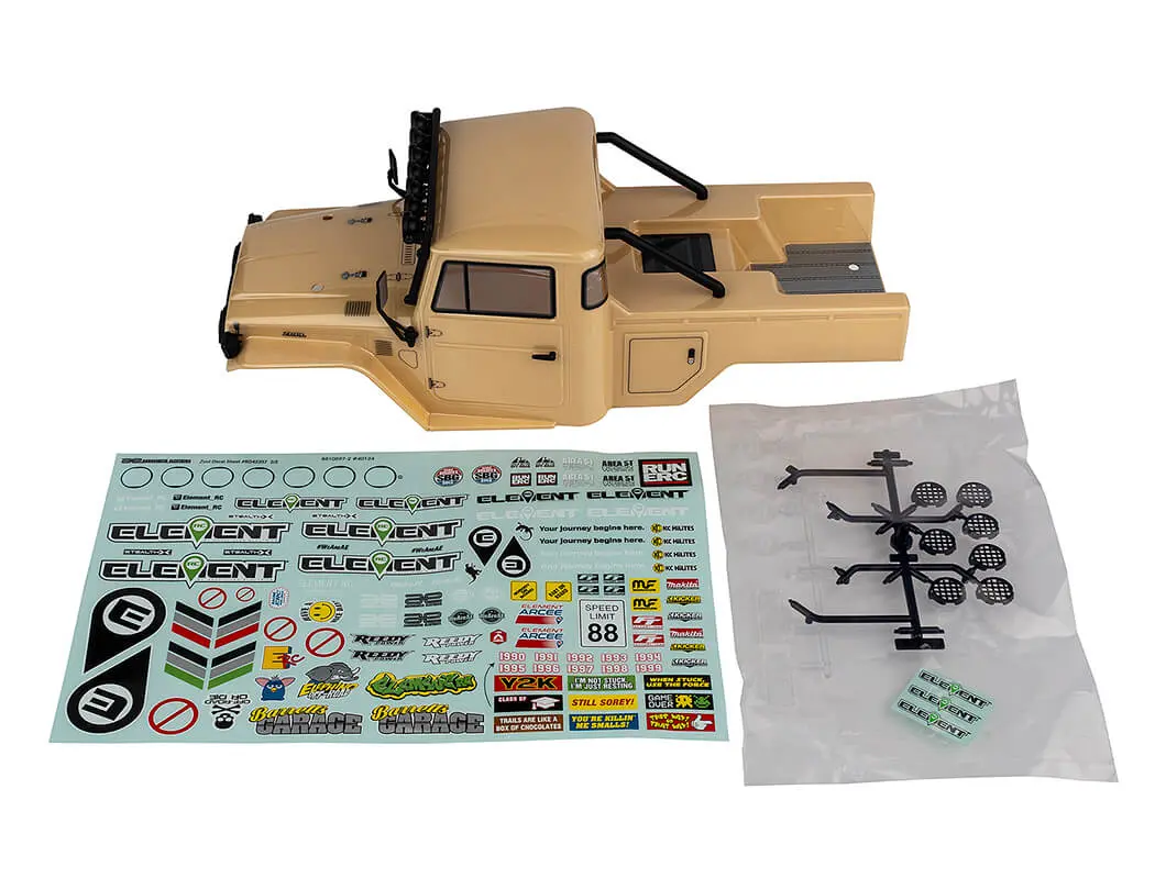 Element Rc Enduro Zuul Body Set - Tan – view 2
