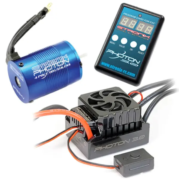 Etronix Photon 3.0 60a Esc / 13.0R 2950kv Motor Combo