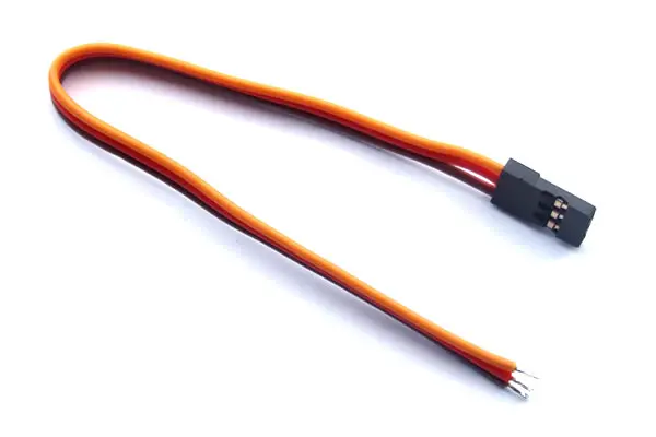 Etronix 15cm 22awg Jr Straight Servo Wire