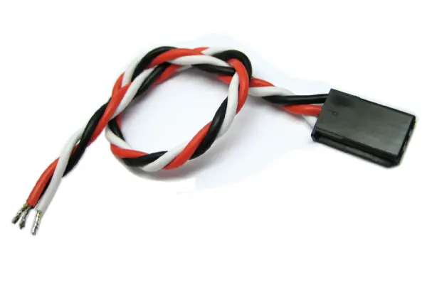 Etronix 15cm 22awg Futaba Twisted Servo Wire