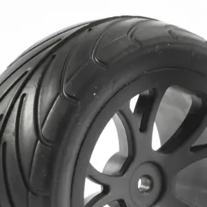 Fastrax 1/10th Mounted Arrow Buggy Rear Tyres 10-Spoke