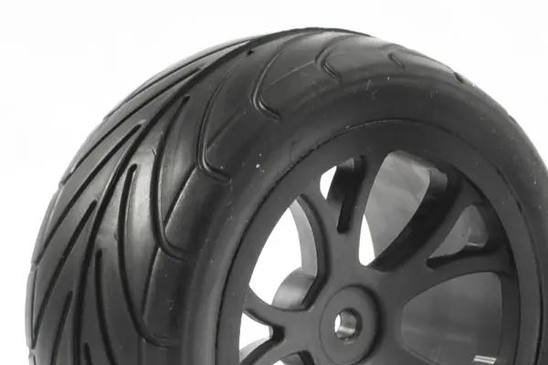 Fastrax 1/10th Mounted Arrow Buggy Rear Tyres 10-Spoke