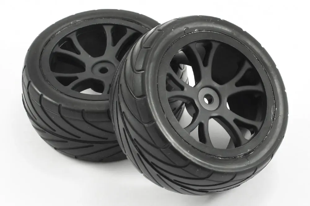 Fastrax 1/10th Mounted Arrow Buggy Rear Tyres 10-Spoke – view 3