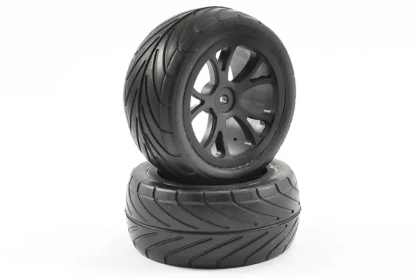 Fastrax 1/10th Mounted Arrow Buggy Rear Tyres 10-Spoke