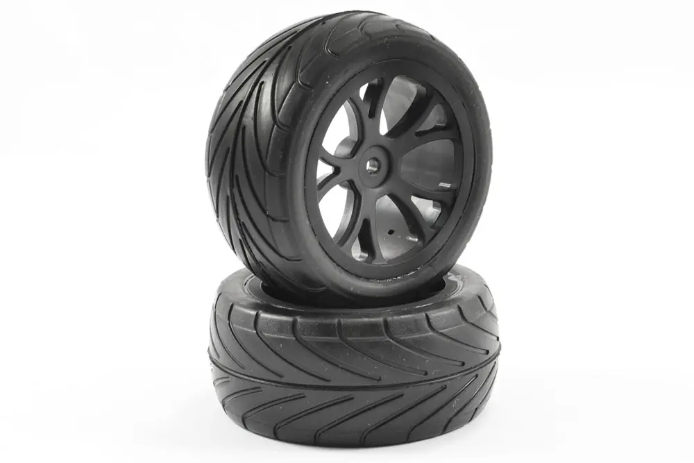 Fastrax 1/10th Mounted Arrow Buggy Rear Tyres 10-Spoke – view 4