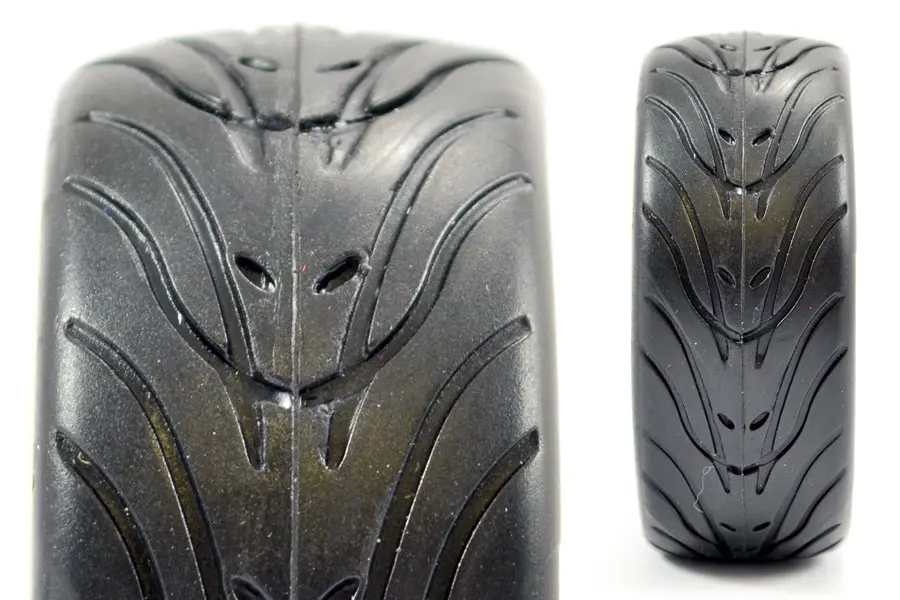 Fastrax 1/10 Street/Tread Tyre Tri-5 Blue/Chrome Wheel – view 3