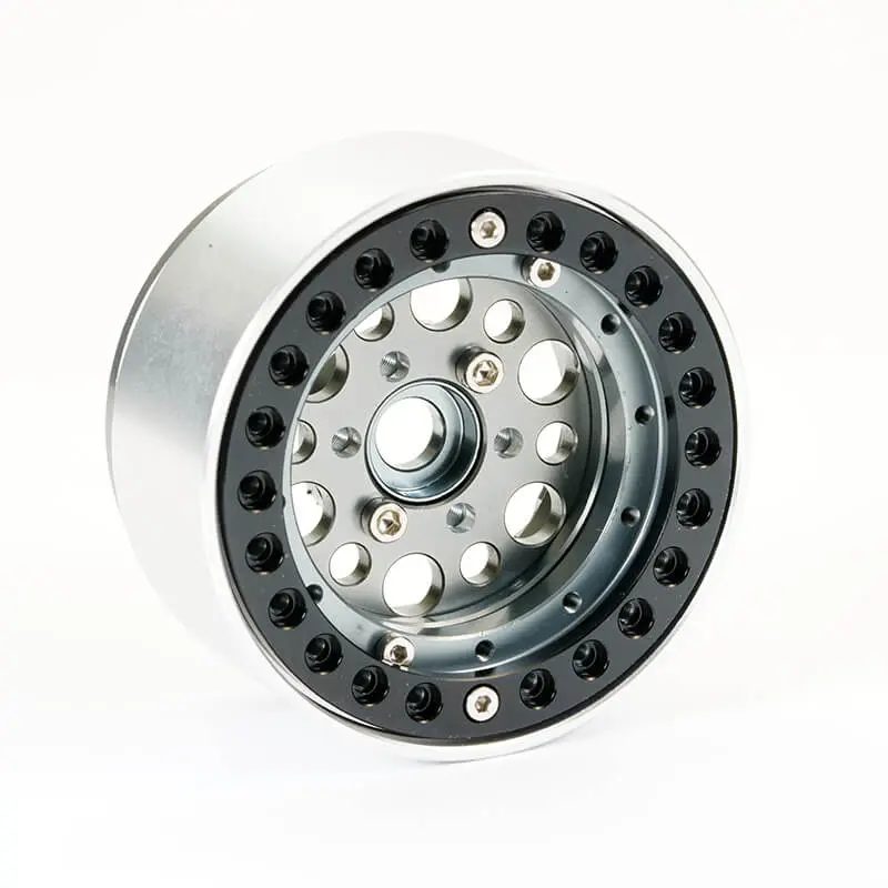 Fastrax Aluminium Beadlock Sixo 1.9" Wheels - Grey (4pc)