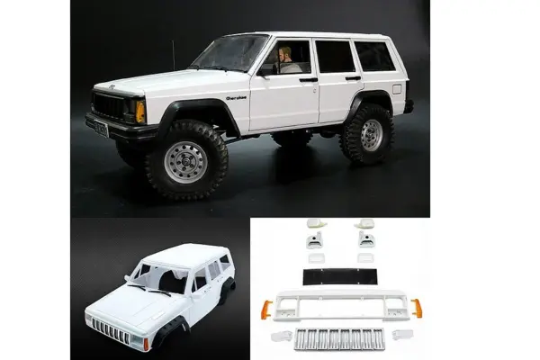 Fastrax 1/10 Rockee Fullcab & Interior Hardbody 313mm - White