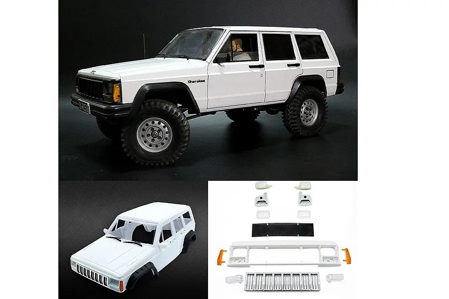 Fastrax 1/10 Rockee Fullcab & Interior Hardbody 313mm - White – view 2