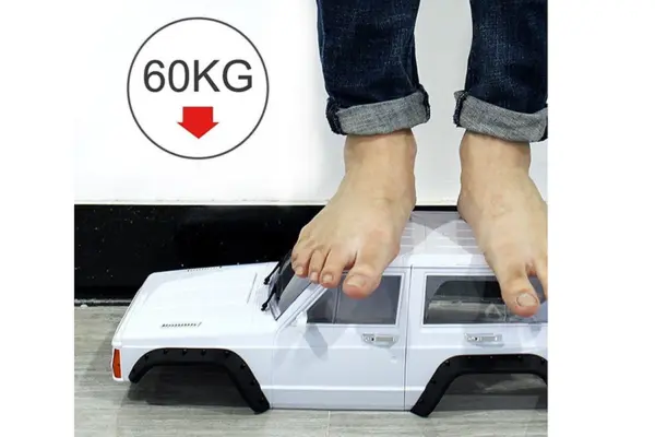 Fastrax 1/10 Rockee Fullcab & Interior Hardbody 313mm - White