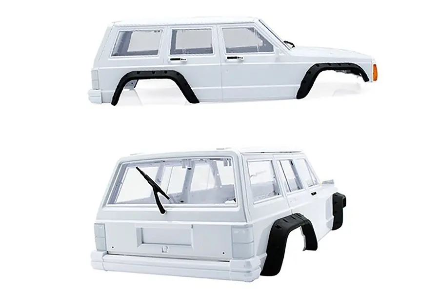 Fastrax 1/10 Rockee Fullcab & Interior Hardbody 313mm - White – view 4