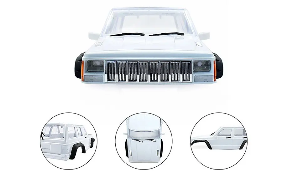 Fastrax 1/10 Rockee Fullcab & Interior Hardbody 313mm - White – view 10