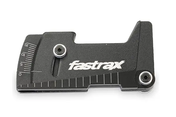 Fastrax Aluminium Ride Height and Camber Gauge - Black