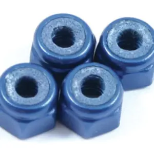 Fastrax M3 Silver Nyloc Nuts – view 2