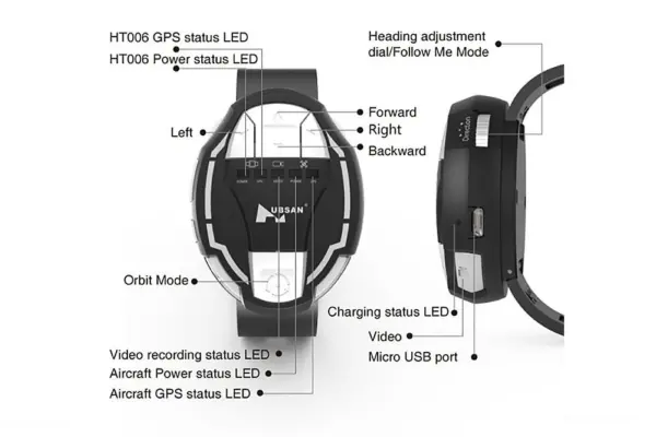 Hubsan GPS Watch Style Controller