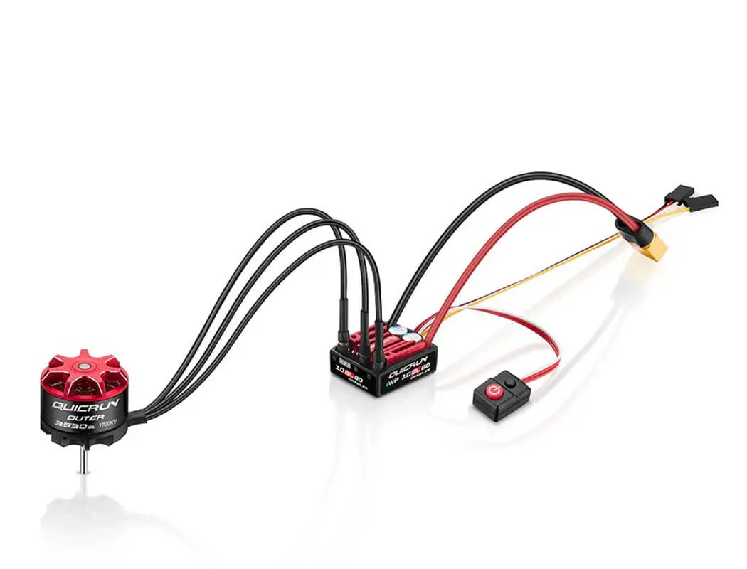 Hobbywing Quicrun Combo Esc Wp 10bl80/3530sl 1700kv Out. Mot. – view 3