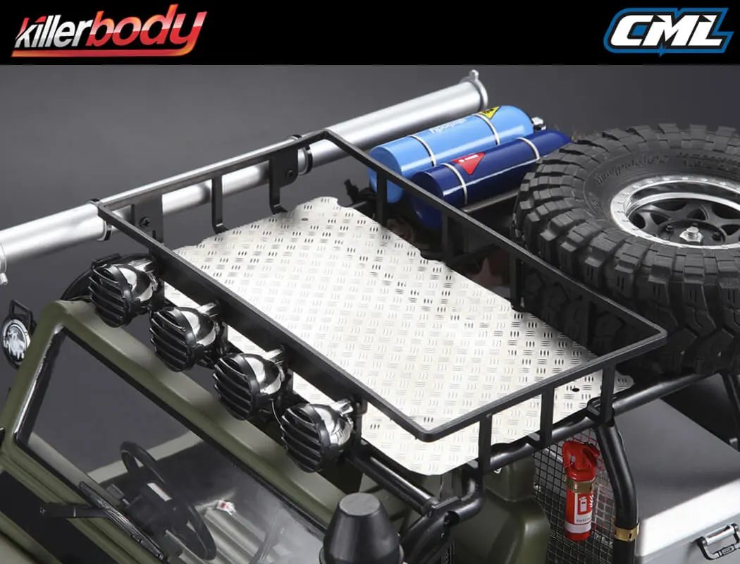 Killerbody Stainless Steel Bottom Plate for Luggage Rack – view 3