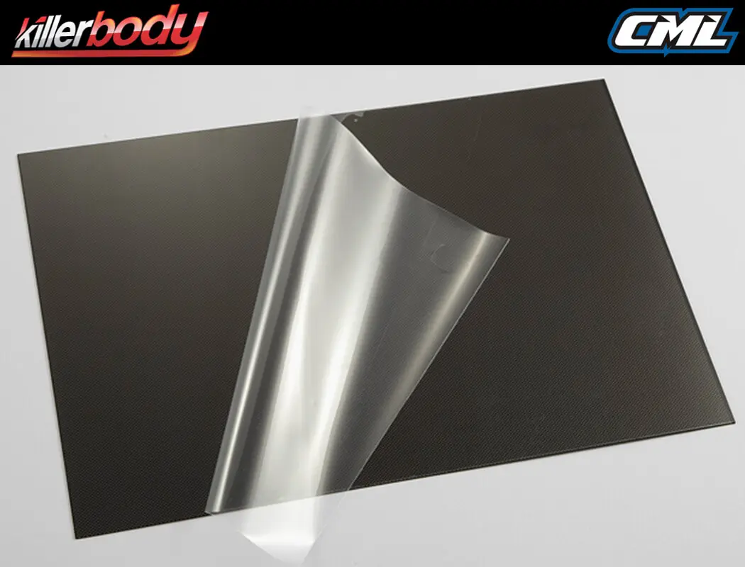 Killerbody Carbon Finish Lexan Sheet 203 X 305 X 1.5MM – view 2