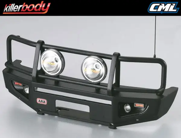 Killerbody 1/10th Alloy Bumper W/Led Upgrade Sets Matt/Black