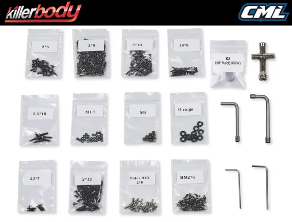 Killerbody 1.5v Mercury Kit Fits Kb48765 Jeep Rubicon Body