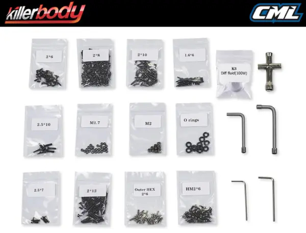Killerbody 1.5v Mercury Kit Fits Kb48601 Toyota Lc70 Body