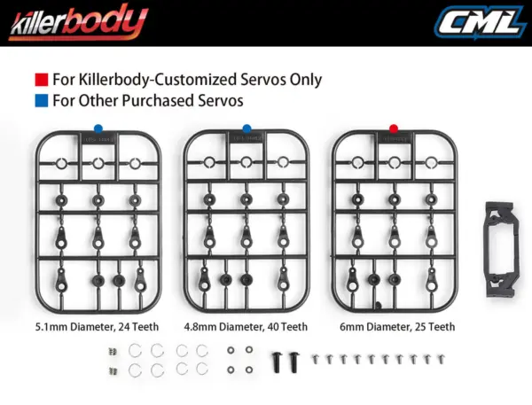 Killerbody 1.5v Mercury Kit Fits Kb48601 Toyota Lc70 Body