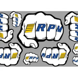 RPM 'Fist' Logo Decal Sheets – view 2