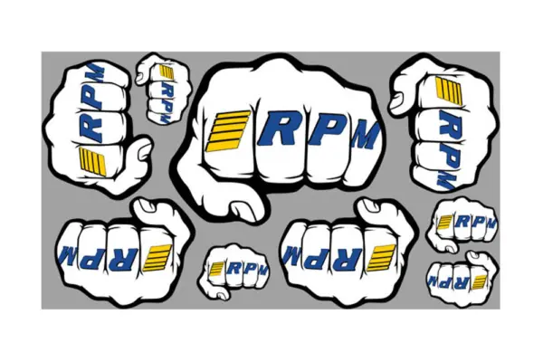 RPM 'Fist' Logo Decal Sheets