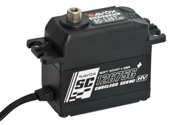 Savox Hv Black Edition STD Digital Servo 21KG@7.4V Plus – view 2
