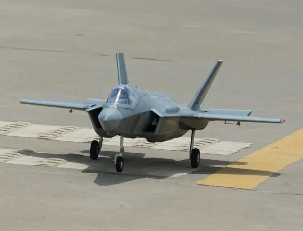 Xfly 70mm Edf F-35 Lightning 750mm With Retract Without Tx/Rx/Battery