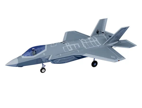 Xfly 70mm Edf F-35 Lightning 750mm With Retract Without Tx/Rx/Battery