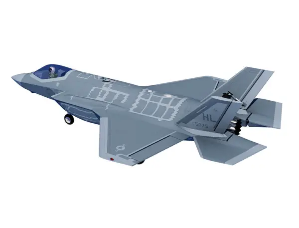 Xfly 70mm Edf F-35 Lightning 750mm With Retract Without Tx/Rx/Battery