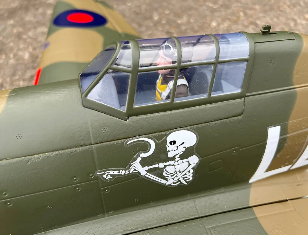 Xfly Hawker Hurricane Mk1 Brown/Green 1200mm PNP – view 4