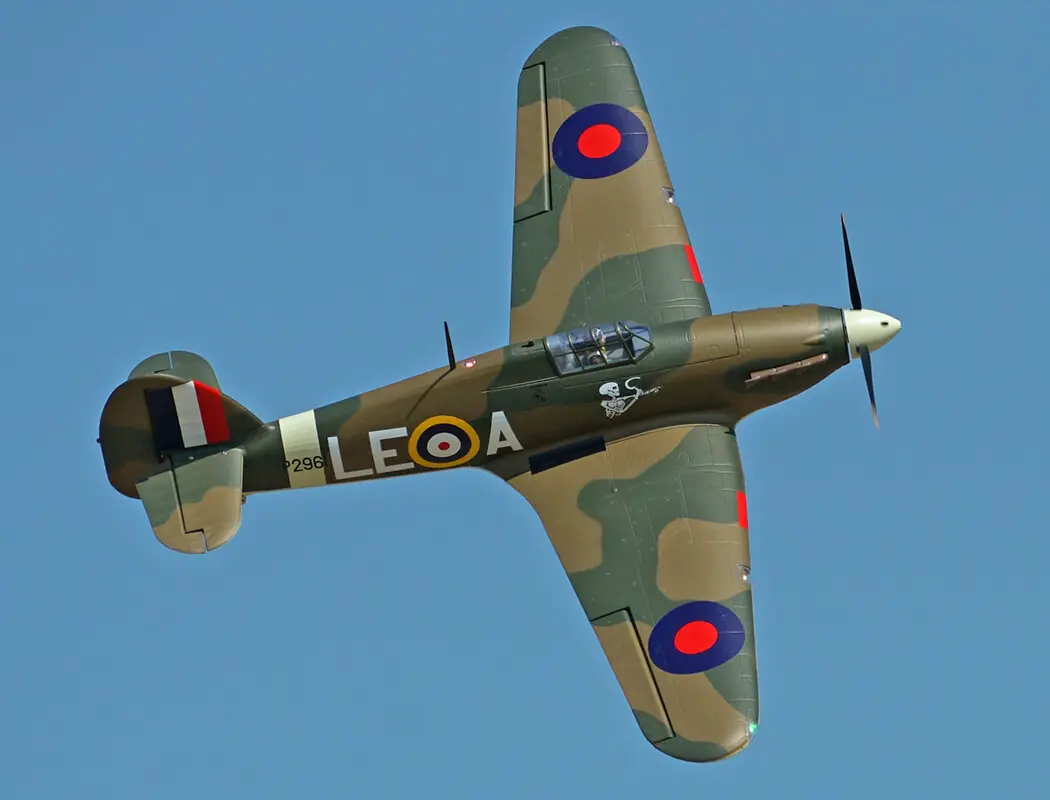 Xfly Hawker Hurricane Mk1 Brown/Green 1200mm PNP – view 5