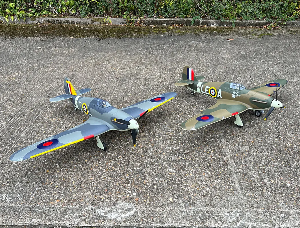 Xfly Hawker Hurricane Mk1 Brown/Green 1200mm PNP – view 16