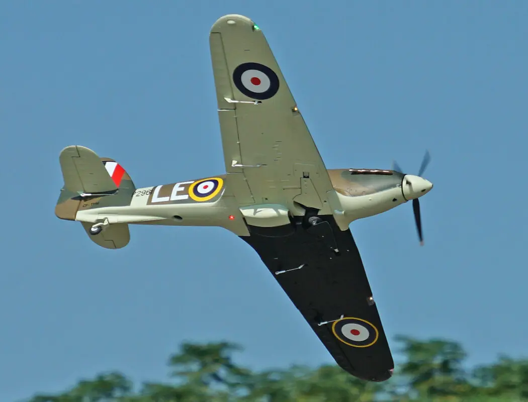 Xfly Hawker Hurricane Mk1 Brown/Green 1200mm PNP – view 20