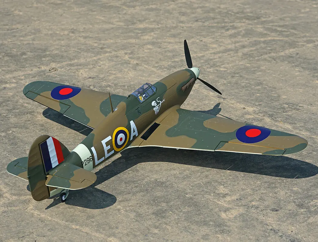 Xfly Hawker Hurricane Mk1 Brown/Green 1200mm PNP – view 27