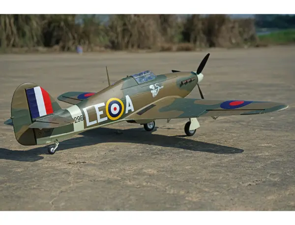 Xfly Hawker Hurricane Mk1 Brown/Green 1200mm PNP