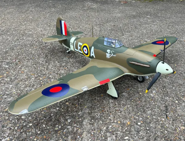 Xfly Hawker Hurricane Mk1 Brown/Green 1200mm PNP